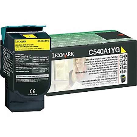 Lexmark Yellow C540a1yg Original Laser Return Programme Toner Cartridge