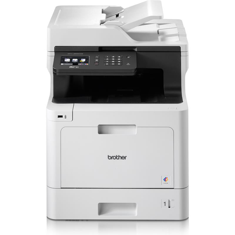 BROTHER MFC-L8690CDW All-in-One Wireless Laser Colour Printer with Fax, White