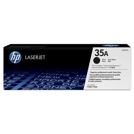 Hp Black Laserjet 35A Original Toner Cartridge (Cb435a)