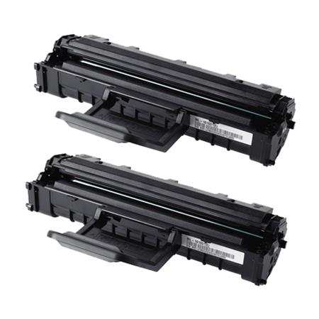 compatible multipack dell 1100 printer toner cartridges 2 pack -593-10094