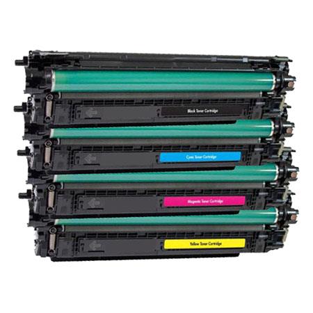 compatible multipack hp w9060mcw9063mc high capacity full set toner cartridges 4 pack