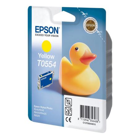 Epson Yellow T0554 Original Standard Capacity Ink Cartridge (Duck) (T055440) - Image 2