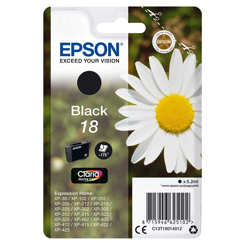 Genuine Epson 18 Magenta Ink Expression XP-312 XP-315 XP-412 XP-212 XP-305 - Image 7