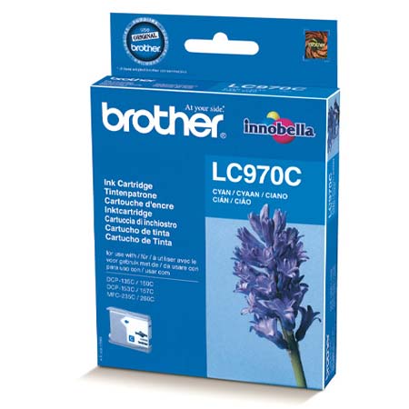 Brother Cyan Lc970c Original Print Cartridge