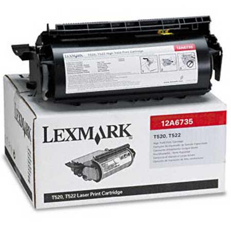 Lexmark Black 12A6735 Original High Capacity Toner Cartridge