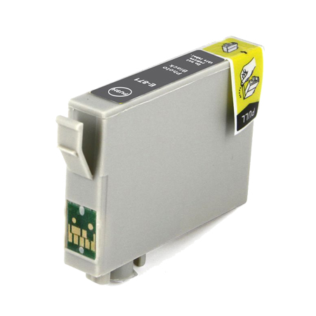 Printerinks Photoblack Compatible Epson T0871 Ink Cartridge (Replaces Epson T0871 Flamingo) Photo Black