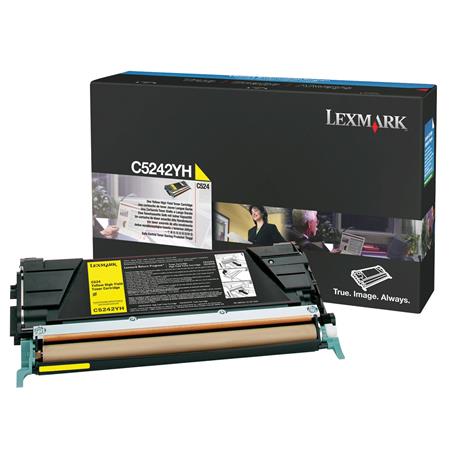 Lexmark Yellow C5242yh Original High Capacity Toner Cartridge