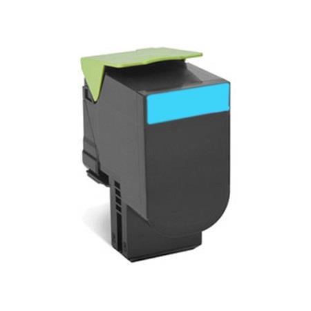 Printerinks Cyan Compatible Lexmark 80C2xce Toner Cartridge
