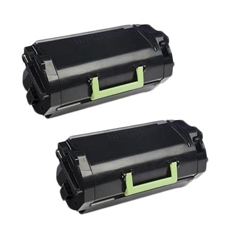 Printerinks Multicolor Compatible Lexmark Mx810dme Printer Toner Cartridges (2 Pack) -62D0xa0 Multipack