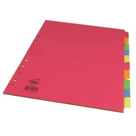 Concord Bright Subject Divider 10-Part