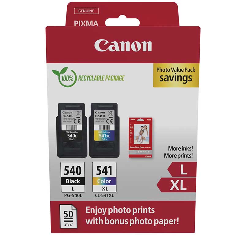 Canon PG-540L / CL-541XL Genuine Ink Cartridges for Pixma MX475 - Image 67