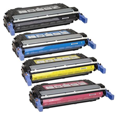 Printerinks Multicolor Compatible Hp Colour Laserjet 4700N Printer Toner Cartridges (4 Pack) -Q5950a Multipack