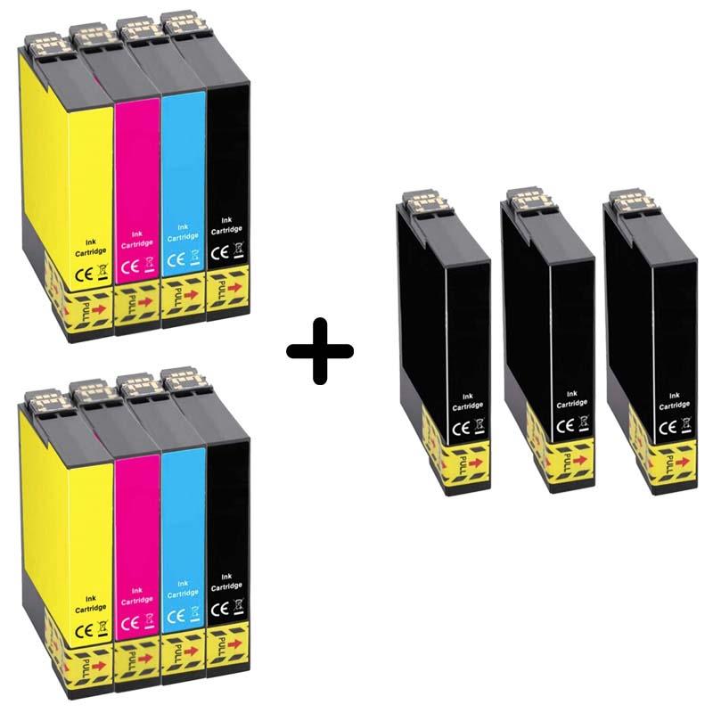 Printerinks Multicolor Compatible Epson Workforce Wf-2960 Printer Ink Cartridges (11 Pack) -T09r14010 Multipack