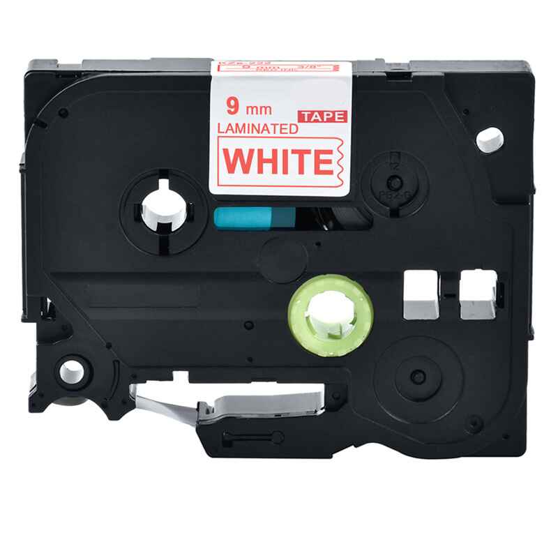 Printerinks Red/White Compatible Brother Tze-222 P-Touch Label Tape ( 9Mm X 8M) On