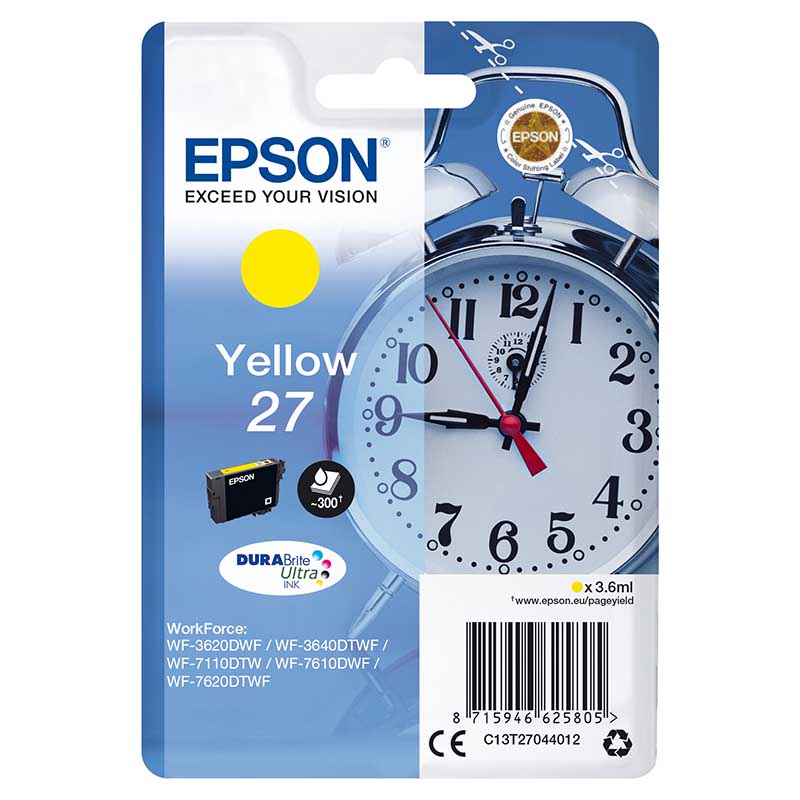 Epson Ink Cartridge C13t27044012, Yellow, Genuine - Image 3