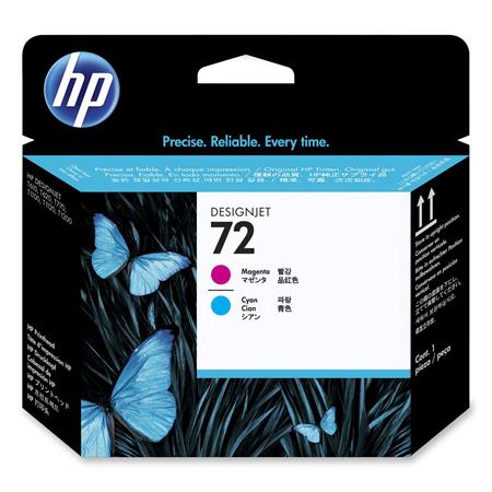 Hp Colour 72 Magenta And Cyan Original Printhead