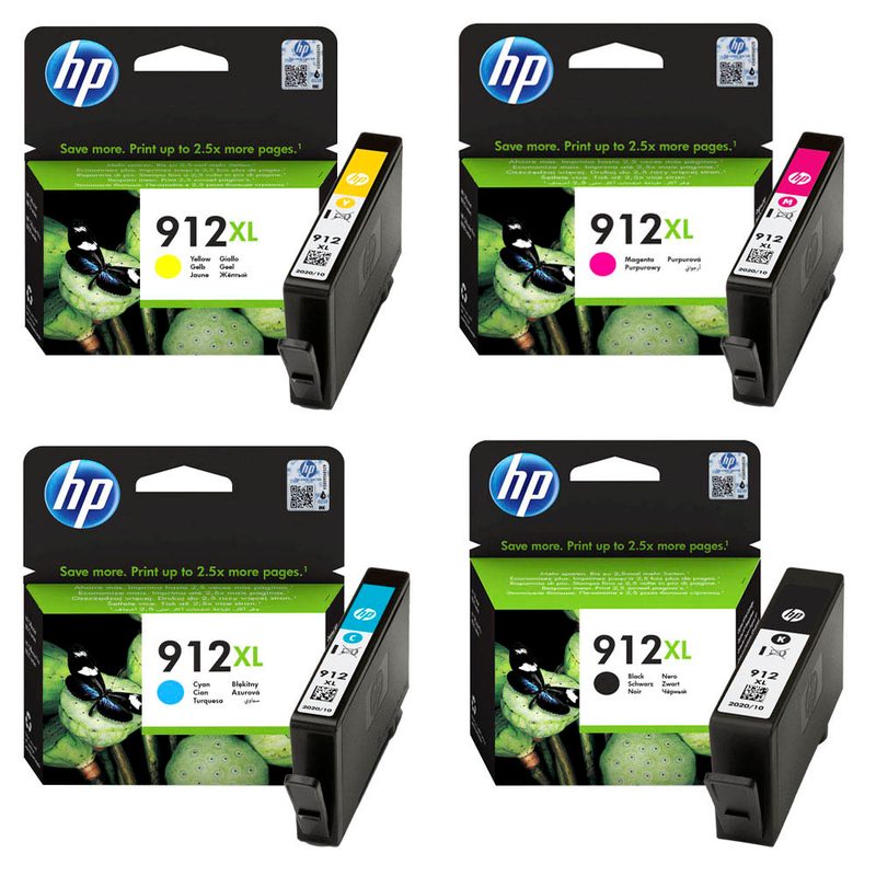 Hp Multipack Officejet 8013 Printer Ink Cartridges (4 Pack) -3Yl84ae Original Size 4