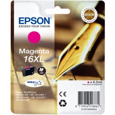 Epson Magenta 16XL (T163340) Original Durabrite Ultra High Capacity Ink Cartridge (Pen)