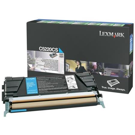 Lexmark Cyan C5220cs Original Return Program Toner Cartridge