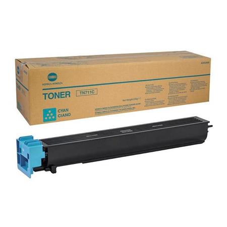 Konica Minolta Cyan Tn-711C Original Toner Cartridge (A3vu450)