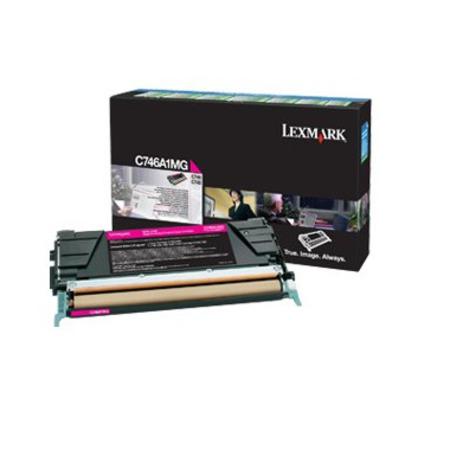Lexmark Magenta C746a1mg Original Standard Capacity Return Program Toner Cartridge