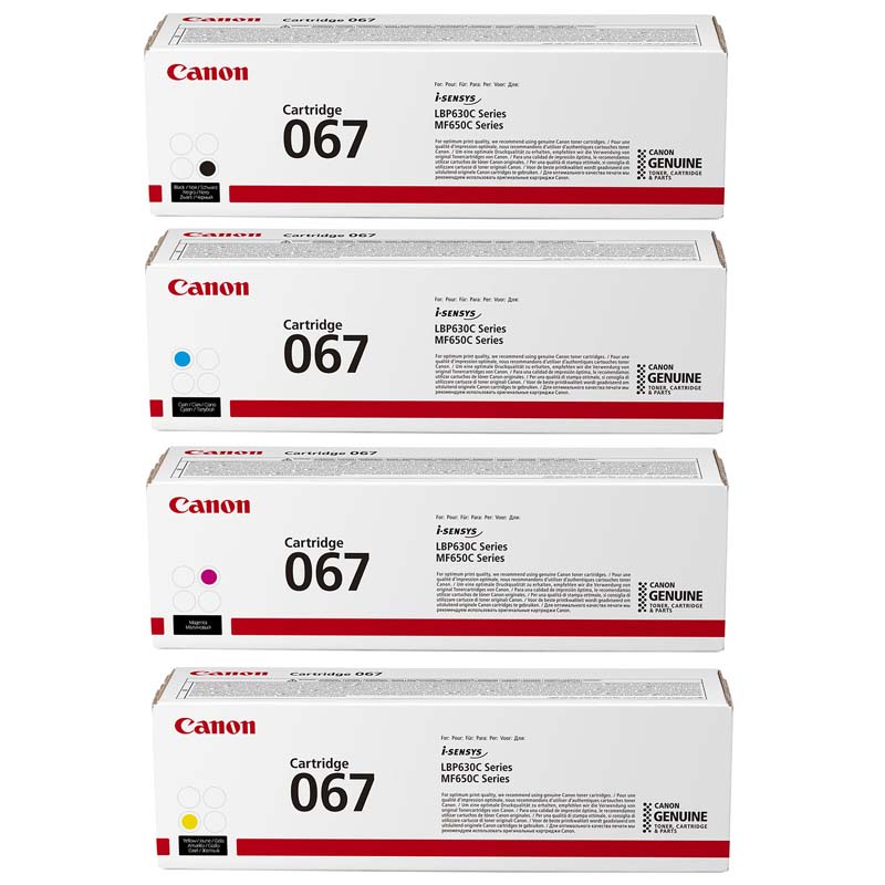 Canon Multicolor I-Sensys Lbp633cdw Printer Toner Cartridges (4 Pack) -5102C002 Multipack Original