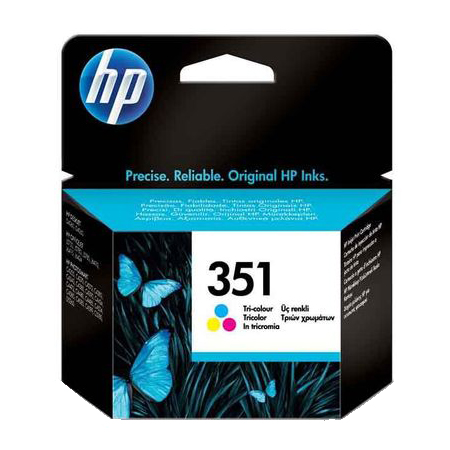 Hp Colour 351 Tri- Original Ink Cartridge With Vivera Ink