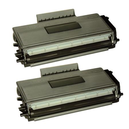 Printerinks Multicolor Compatible Brother Tn3280 Black Toner Cartridges (2 Pack) Twin Pack
