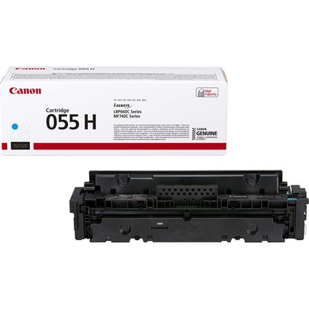 Canon Cyan 055H (3019C002) Original High Capacity Toner Cartridge