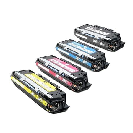 Printerinks Multicolor Compatible Hp Colour Laserjet 3700 Printer Toner Cartridges (4 Pack) -Q2670a Multipack