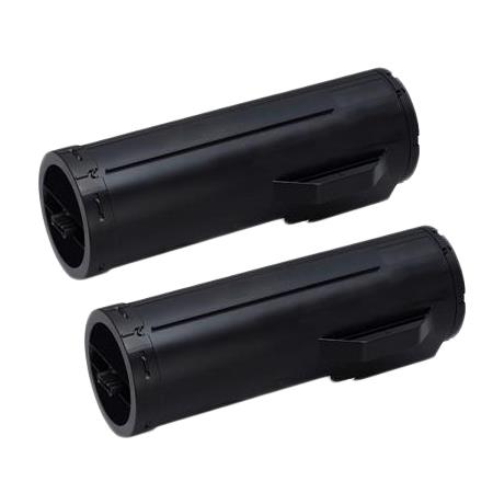 Printerinks Multicolor Compatible Epson S050698 Black Standard Capacity Toner Cartridges (2 Pack) Twin Pack