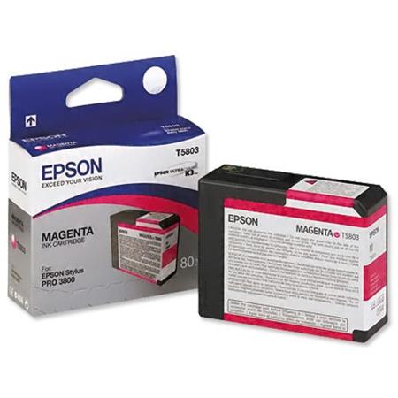 Original Epson T5803 Magenta Ink Cartridge (C13T580300) - Image 10