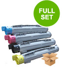 Printerinks Multicolor Compatible Epson Aculaser C4100 Printer Toner Cartridges (4 Pack) -C13s050149 Multipack