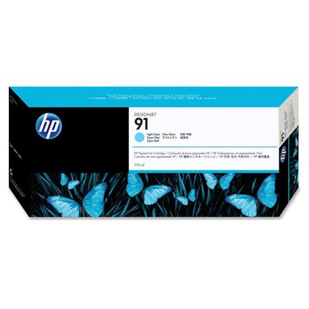 Hp Lightcyan 91 Pigmented Light Cyan Original Ink Cartridge With Vivera Ink