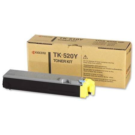 Kyocera Yellow Tk-520Y Original Toner Cartridge