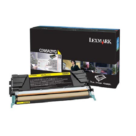 Lexmark Yellow C746a2yg Original Toner Cartridge