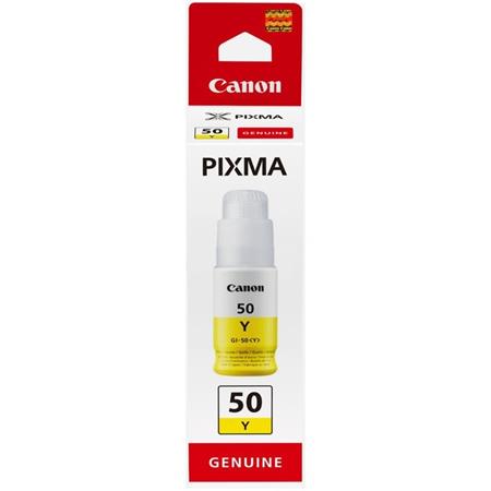 Canon Yellow Gi-50Y (3405C001) Original Ink Bottle