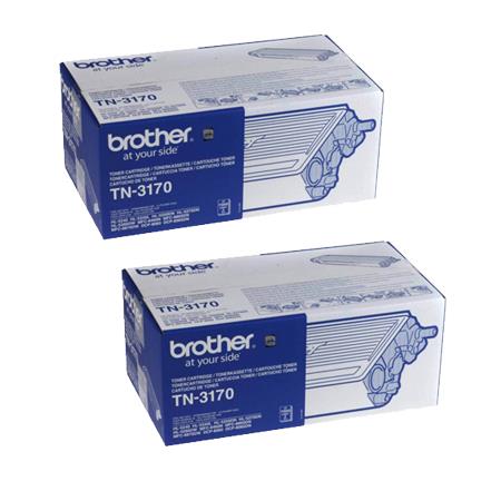 Brother Multicolor Hl-5270Dn Printer Toner Cartridges (2 Pack) -Tn3170 Multipack Original