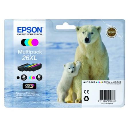 Epson Multipack 26XL (T263640) Original Claria Premium High Capacity (Polar Bear)