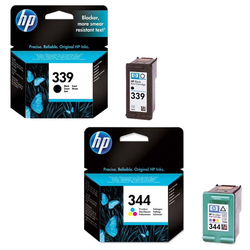 original multipack hp photosmart 8030 printer ink cartridges 2 pack -c8767ee