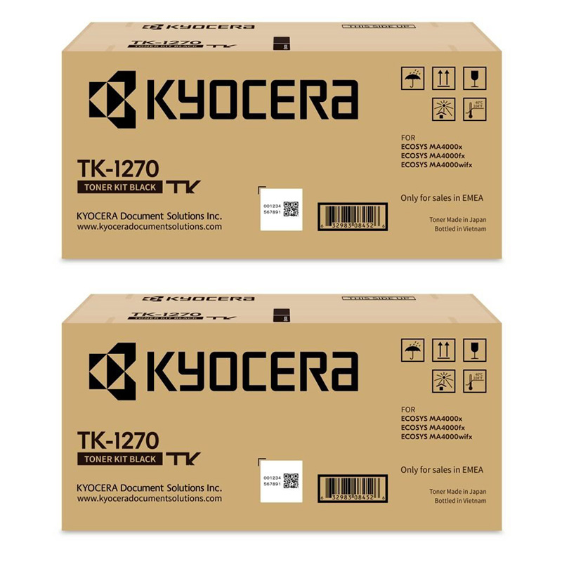 Kyocera Multicolor Ecosys Ma4000fx Printer Toner Cartridges (2 Pack) -1T0c140nl0 Multipack Original