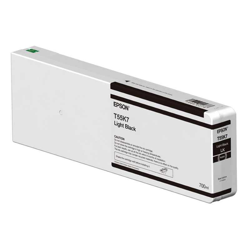 Epson Lightblack T55k7 (C13t55k700) Light Black Original Ultrachrome Ink Cartridge (700Ml)