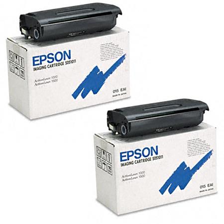 Epson Multicolor Epl-5000 Printer Toner Cartridges (2 Pack) -C13s051011 Multipack Original
