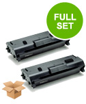Printerinks Multicolor Compatible Epson S051035 Black Toner Cartridges (2 Pack) Twin Pack