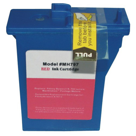 Printerinks Red Compatible Pitney Bowes 797-0 Ink Cartridge