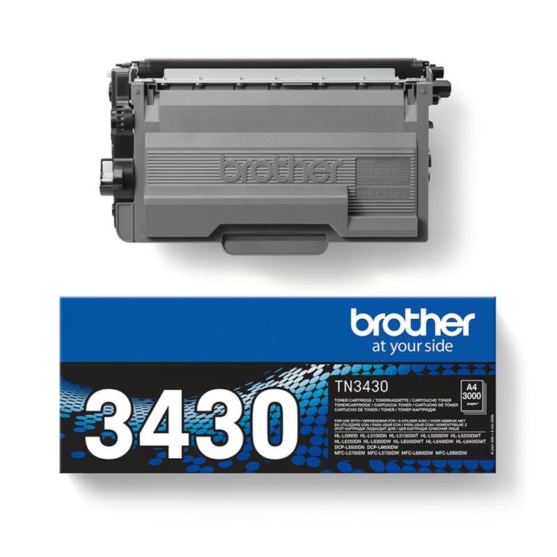Brother Black Tn3430 Toner Cartridge Original