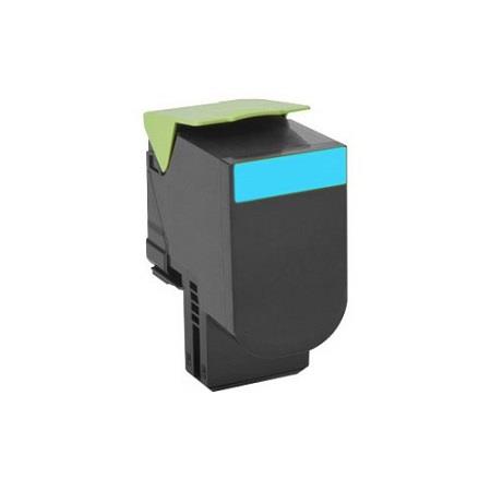 Printerinks Cyan Compatible Lexmark 80C2hc0 High Capacity Toner Cartridge