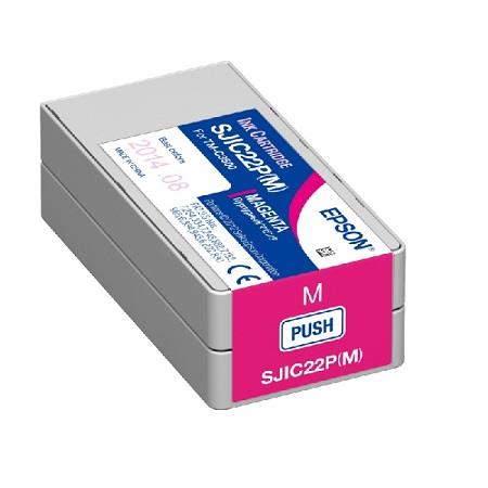 Original Epson SJIC22P(M) Magenta Ink Cartridge (C33S020603) - Image 7