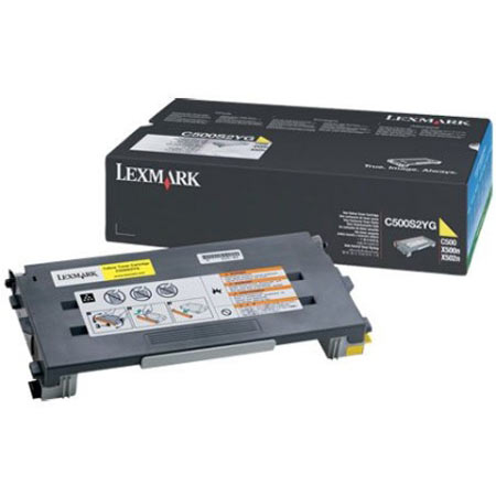 Lexmark Yellow C500s2yg Original Standard Capacity Toner Cartridge