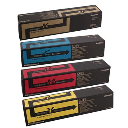 Kyocera Multicolor Taskalfa 3551Ci Printer Toner Cartridges (4 Pack) -Tk-8305K Multipack Original